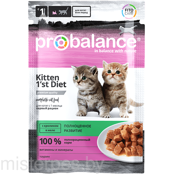 ProBalance Kitten 1`st Diet  для котят с кроликом