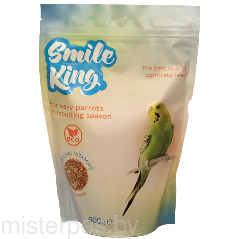 Smile King Корм для волнистого попугая в период линьки