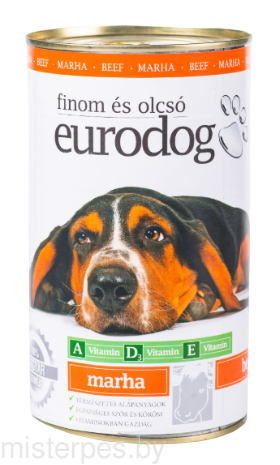 Eurodog Консервы для собак (говядина)