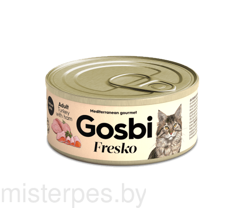 GOSBI FRESKO CAT TURKEY & HAM