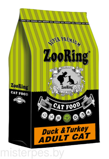 ZooRing Adult Cat Duck&Turkey (Утка, индейка)