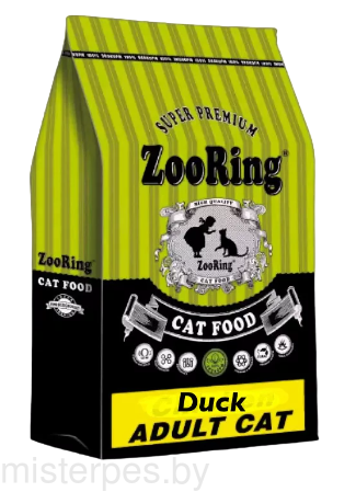 ZooRing Adult Cat Duck (Утка с пребиотиками)