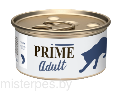 Prime Adult Консервы для кошек (Тунец в собственном соку)
