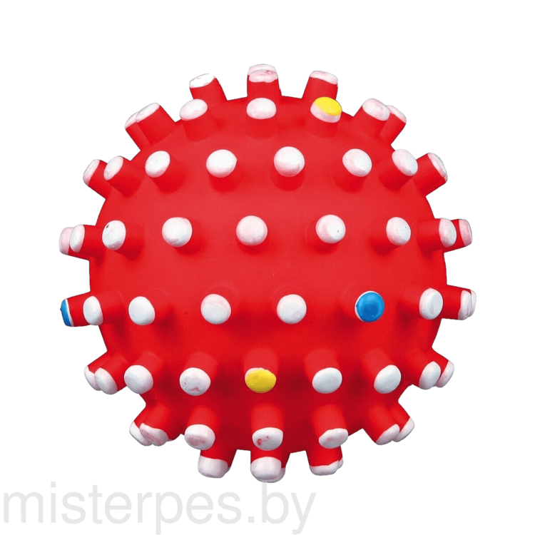 Игрушка резиновый мяч  с шипами