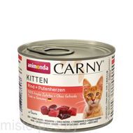 Animonda Carny Kitten (с говядиной и сердцем индейки)