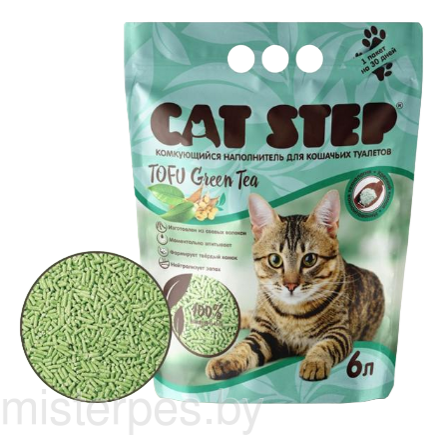 Cat Step Tofu Green Tea (Зеленый чай)