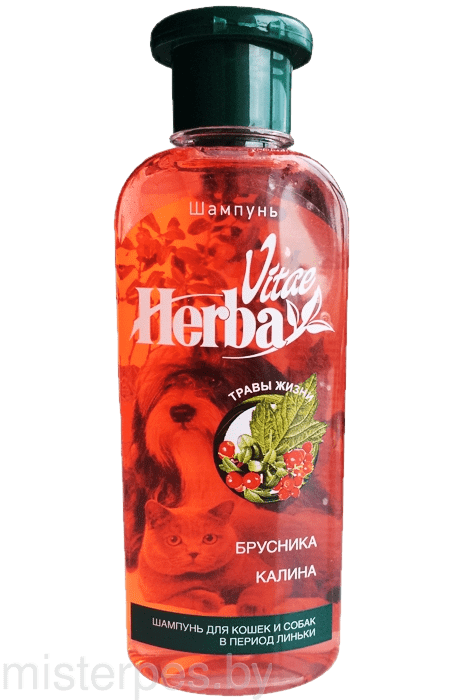 Herba Vitae Шампунь для собак и кошек в период линьки