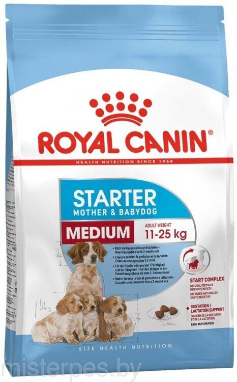 ROYAL CANIN MEDIUM STARTER 12 кг