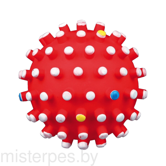 Игрушка резиновый мяч  с шипами