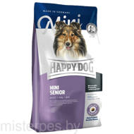 HAPPY DOG MINI SENIOR (Для пожилых собак мелких пород. Домашняя птица, лосось, морская рыба, ягненок, мидии)