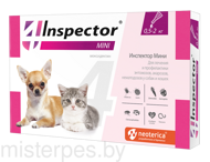 INSPECTOR  mini Капли для кошек и собак 0,5-2кг