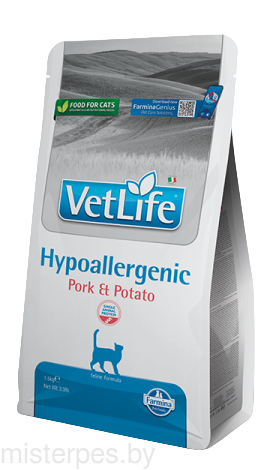 FARMINA Vet Life Cat  Hypoallergenic Pork & Potato