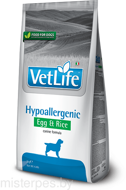 FARMINA Vet Life Dog Hypoallergenic Egg & Rice