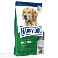 HAPPY DOG MAXI ADULT (для взрослых собак крупных пород. Домашняя птица, лосось, рыба, ягненок, мидии)