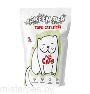 FOR CATS Tofu Natural (Зеленый чай)