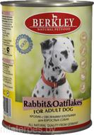 Berkley Кролик с овсяными хлопьями для взрослых собак