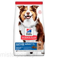 HILL'S SCIENCE PLAN CANINE MATURE ADULT 7+  LAMB & RICE