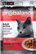 ProBalance® ACTIVE корм для активных, энергичных кошек