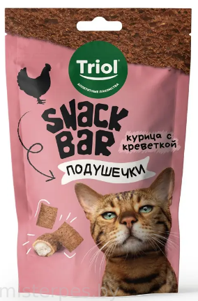 Triol Snack Bar Мини-подушечки с начинкой из курицы с креветкой