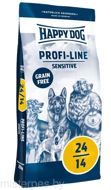 HAPPY DOG PROFI LINE SENSITIVE GRAINFREE (для чувствительных собак всех пород  с непереносимостью злаков. Мяса птицы и лосося)