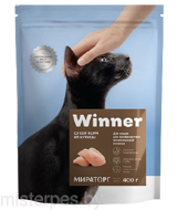 Winner для кошек с мочекаменной болезнью c курицей