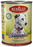 Berkley Ягнёнок с рисом для щенков