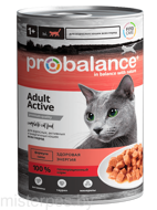 ProBalance  Active для взрослых кошек всех пород, ведущих активный образ жизни