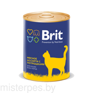 Brit Premium Cat (Мясное ассорти с потрошками)