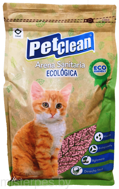 Pet Cleaner ToFu c ароматом персика