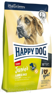 HAPPY DOG JUNIOR GIANT LAMB & RICE (для щенков крупных пород от 7 до 18 мес с ягненком и рисом)