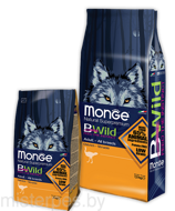 MONGE DOG BWILD ADULT ALL BREED OSTRICH