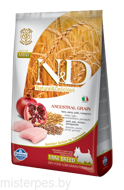 FARMINA N&D LOW GRAIN CHICKEN & POMEGRANATE ADULT MINI