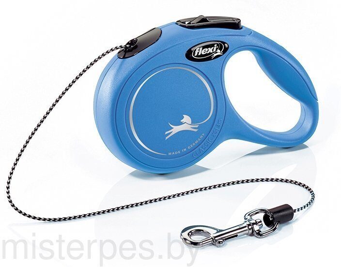 Поводок - рулетка FLEXI "NEW CLASSIC" XS трос 3 м 8 кг,