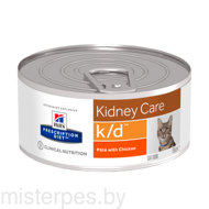 Hill's k/d Kidney Care для кошек с курицей