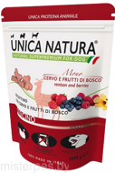 Unica Natura Mono Печенье с олениной и ягодами
