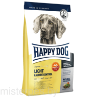 HAPPY DOG LIGHT CALORIE CONTROL (поддерживает оптимальный вес собаки и профилактирует избыточный. Домашняя птица, лосось, морская рыба, ягненок, мидии)
