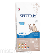 SPECTRUM fussy 34 с рыбой и курицей для кошек
