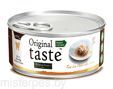 Original хлопья из филе тунца с курицей в соусе