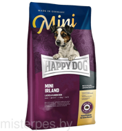 HAPPY DOG MINI IRLAND ( для собак мелких пород с чувствительной кожей и шерстью. Кролик и лосось)