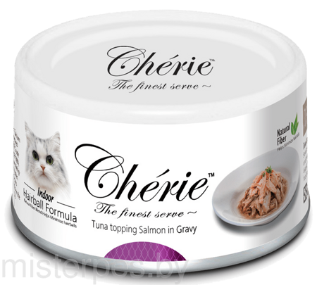 Cherie Hairball тунец с лососем в подливе