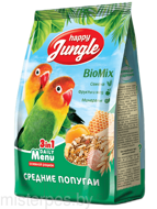 Happy Jungle корм для средних попугаев