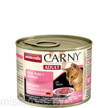 Carny Adult (с говядиной, индейкой и креветками) 400 г