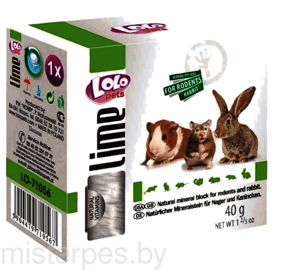 Lolo Pets Мел для грызунов 40 г Lolo Pets Мел для грызунов 40 г