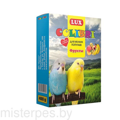 LUX COLIBRI для мелких попугаев с фруктами