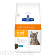 Hill's Prescription Diet c/d Multicare Urinary Care для кошек, с рыбой