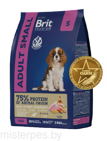 Brit Premium Dog Adult Small (Курица)