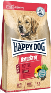 HAPPY DOG NATURCROQ ACTIVE (для собак всех пород с высоким уровнем активности. Домашняя птица, телятина)