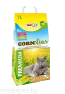 Comfy Cornelius Natural, кукурузный наполнитель с ароматом свежей травы