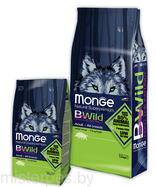 Monge Dog BWild Adult All Breeds (Дикий кабан)