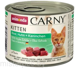 Animonda Carny Kitten (с говядиной, курицей и кроликом)